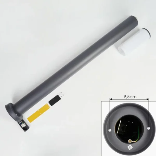 hofstein Caserta Eclairage de chemin Anthracite, 1 lumière* Lampes Modernes