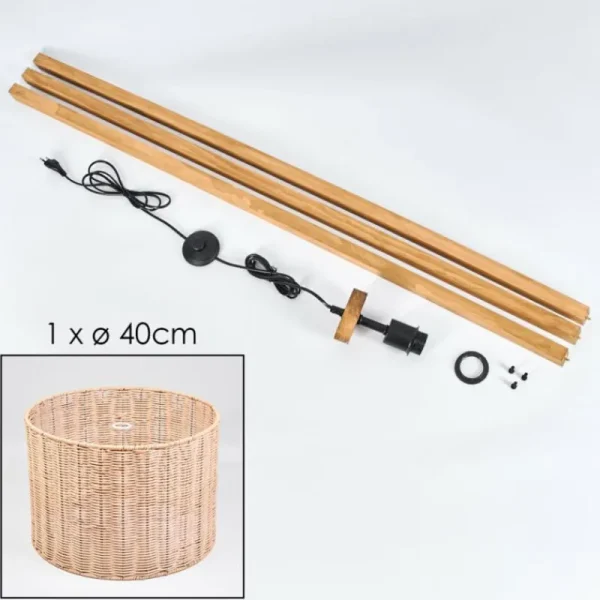 hofstein Cavaca Lampadaire Écru, 1 lumière* Lampes Modernes