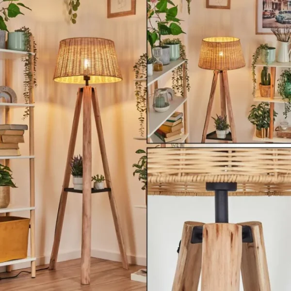 hofstein Cavaca Lampadaire Écru, Noir, 1 lumière* Lampes Modernes