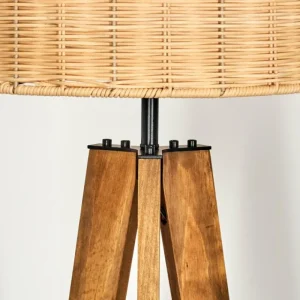 hofstein Cavaca Lampadaire, Liseuse Écru, Noir, 1 lumière* Lampes Modernes