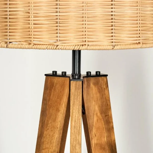 hofstein Cavaca Lampadaire, Liseuse Écru, Noir, 1 lumière* Lampes Modernes