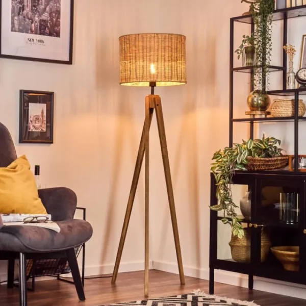 hofstein Cavaca Lampadaire, Liseuse Écru, 1 lumière* Lampes Modernes