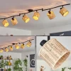 hofstein Cavaca Plafonnier Noir, 6 lumières* Lampes Modernes