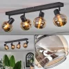 hofstein Cevio Plafonnier Noir, 4 lumières* Lampes Modernes