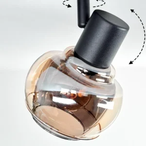 hofstein Cevio Plafonnier Noir, 4 lumières* Lampes Modernes