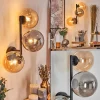 hofstein Chehalis Boule lumineuse, Applique murale Ambre, Fumé, 3 lumières* Lampes Modernes