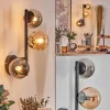 hofstein Chehalis Boule lumineuse, Applique murale 23 cm Ambre, Fumé, 3 lumières* Lampes Modernes