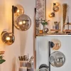 hofstein Chehalis Boule lumineuse, Applique murale Ambre, Fumé, 3 lumières* Lampes Modernes