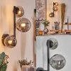 hofstein Chehalis Boule lumineuse, Applique murale 23 cm Fumé, 3 lumières* Lampes Modernes