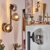 hofstein Chehalis Boule lumineuse, Applique murale 23 cm Chrome, Clair, Fumé, 3 lumières* Lampes Modernes