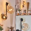 hofstein Chehalis Boule lumineuse, Applique murale 23 cm Ambre, Clair, 3 lumières* Lampes En Verre