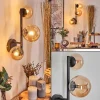 hofstein Chehalis Boule lumineuse, Applique murale Ambre, 3 lumières* Lampes En Verre