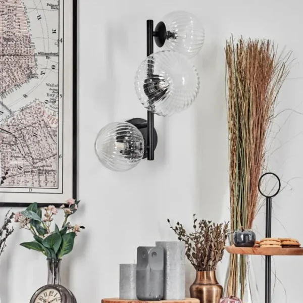 hofstein Chehalis Boule lumineuse 36.5 cm Clair, 3 lumières* Lampes Modernes