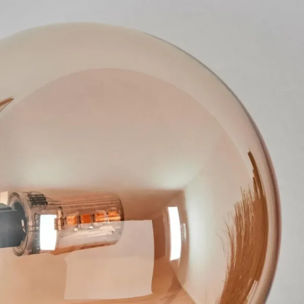 hofstein Chehalis Boule lumineuse Ambre, 3 lumières* Lampes En Verre