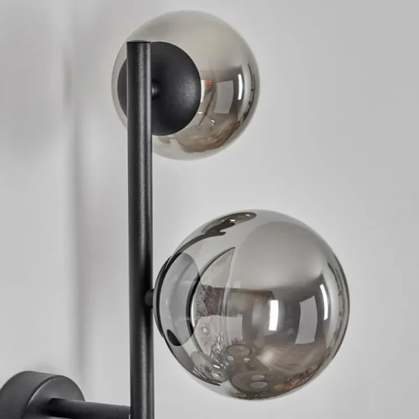 hofstein Chehalis Boule lumineuse, Applique murale 23 cm Fumé, 3 lumières* Lampes Modernes