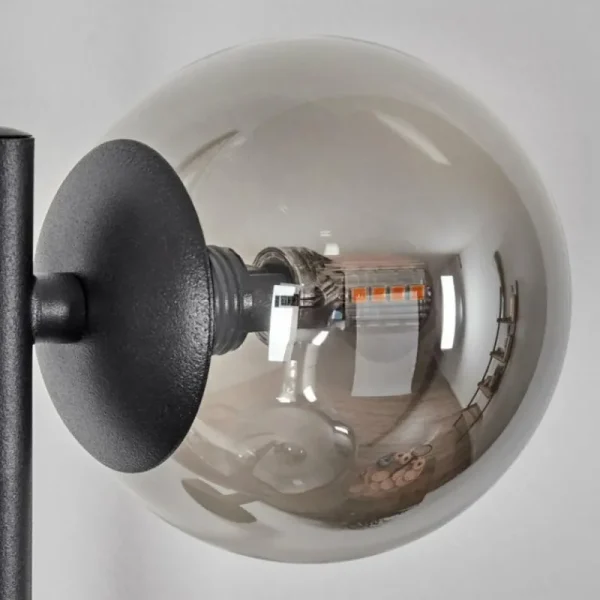 hofstein Chehalis Boule lumineuse Fumé, 3 lumières* Lampes Modernes