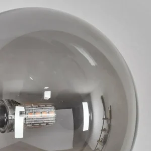 hofstein Chehalis Boule lumineuse, Applique murale Ambre, Fumé, 3 lumières* Lampes Modernes
