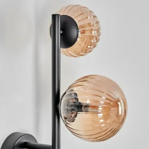 hofstein Chehalis Boule lumineuse, Applique murale Ambre, 3 lumières* Lampes Modernes
