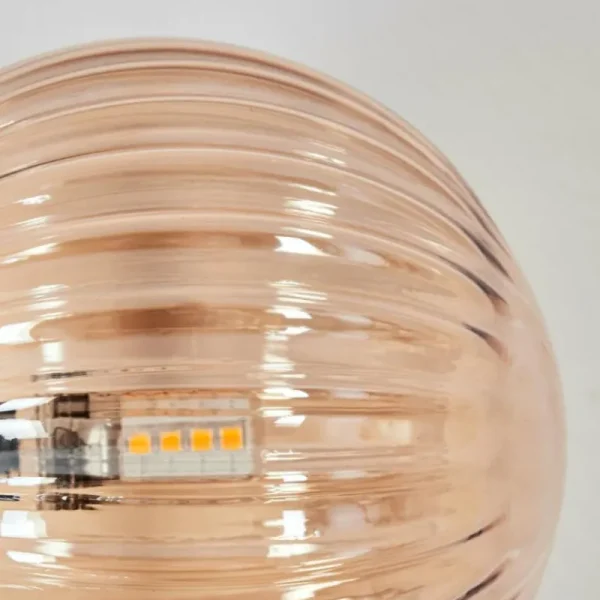 hofstein Chehalis Boule lumineuse, Applique murale Ambre, 3 lumières* Lampes Modernes