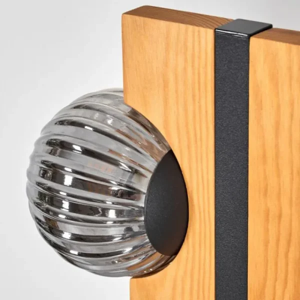 hofstein Chehalis Boule lumineuse, Lampadaire Écru, Noir, 6 lumières* Lampes Modernes