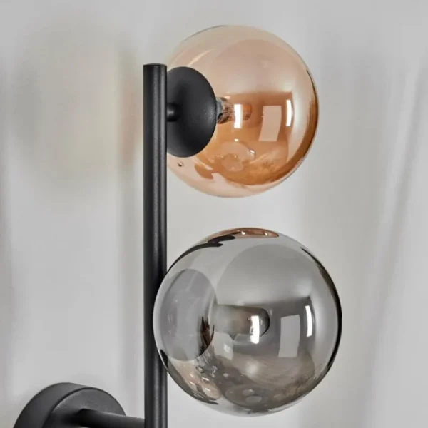 hofstein Chehalis Boule lumineuse Ambre, 3 lumières* Lampes En Verre