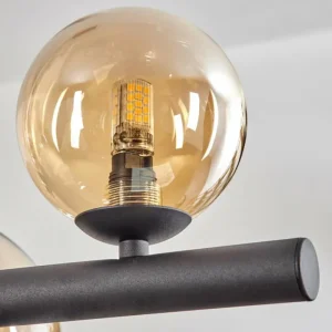 hofstein Chehalis Boule lumineuse, Suspension Ambre, 10 lumières* Lampes En Verre