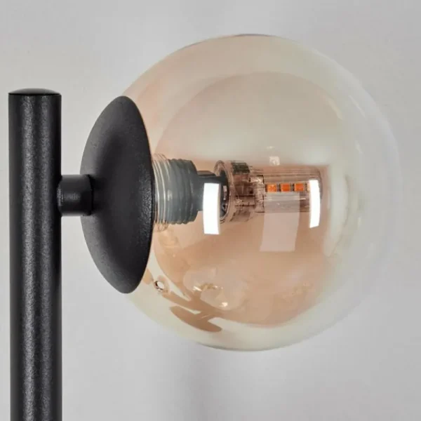 hofstein Chehalis Boule lumineuse, Applique murale Ambre, Clair, 3 lumières* Lampes En Verre