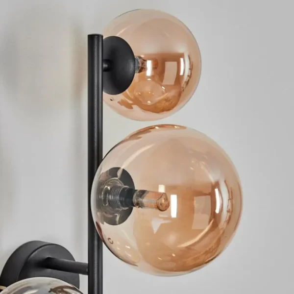 hofstein Chehalis Boule lumineuse, Applique murale Ambre, 3 lumières* Lampes En Verre