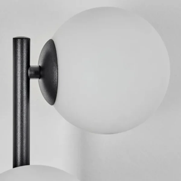 hofstein Chehalis Boule lumineuse, Applique murale 28 cm Blanc, 3 lumières* Lampes En Verre