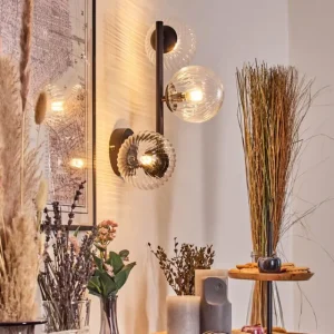 hofstein Chehalis Boule lumineuse 23 cm Clair, 3 lumières* Lampes Modernes