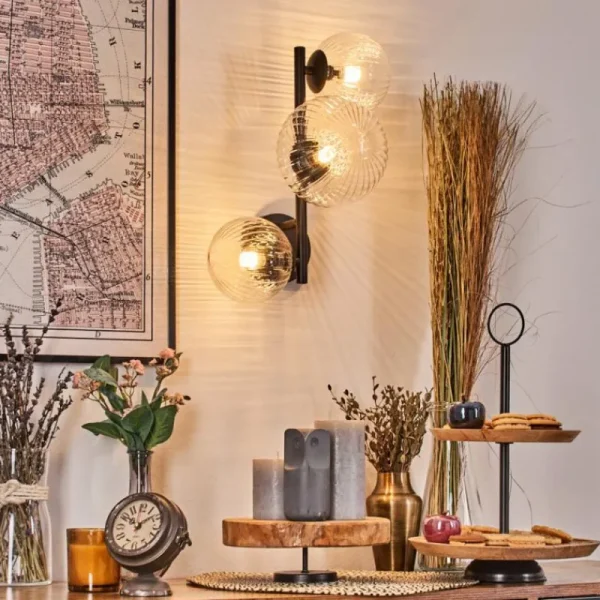hofstein Chehalis Boule lumineuse 36.5 cm Clair, 3 lumières* Lampes Modernes