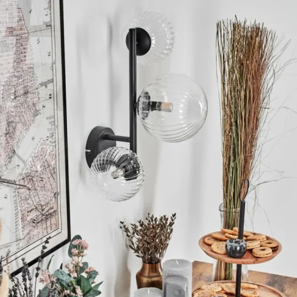 hofstein Chehalis Boule lumineuse 36.5 cm Clair, 3 lumières* Lampes Modernes