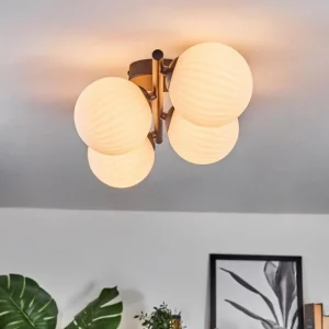 hofstein Chehalis Plafonnier Blanc, 4 lumières* Lampes Modernes