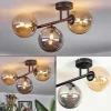 hofstein Chehalis Plafonnier, Boule lumineuse Ambre, Fumé, 3 lumières* Lampes Modernes