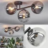 hofstein Chehalis Plafonnier, Boule lumineuse Clair, Fumé, 3 lumières* Lampes Modernes