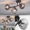 hofstein Chehalis Plafonnier, Boule lumineuse Clair, Fumé, 3 lumières* Lampes Modernes