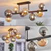 hofstein Chehalis Plafonnier, Boule lumineuse Ambre, Fumé, 8 lumières* Lampes Modernes