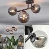 hofstein Chehalis Plafonnier, Boule lumineuse Fumé, 3 lumières* Lampes Modernes