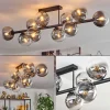 hofstein Chehalis Plafonnier, Boule lumineuse Clair, Fumé, 10 lumières* Lampes Modernes