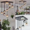 hofstein Chehalis Plafonnier, Boule lumineuse Ambre, Clair, Fumé, 9 lumières* Lampes Modernes