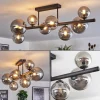 hofstein Chehalis Plafonnier, Boule lumineuse Fumé, 8 lumières* Lampes Modernes