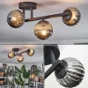 hofstein Chehalis Plafonnier, Boule lumineuse Fumé, 3 lumières* Lampes Modernes