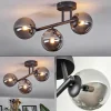 hofstein Chehalis Plafonnier, Boule lumineuse Fumé, 3 lumières* Lampes Modernes