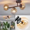 hofstein Chehalis Plafonnier, Boule lumineuse Ambre, Clair, 3 lumières* Lampes En Verre