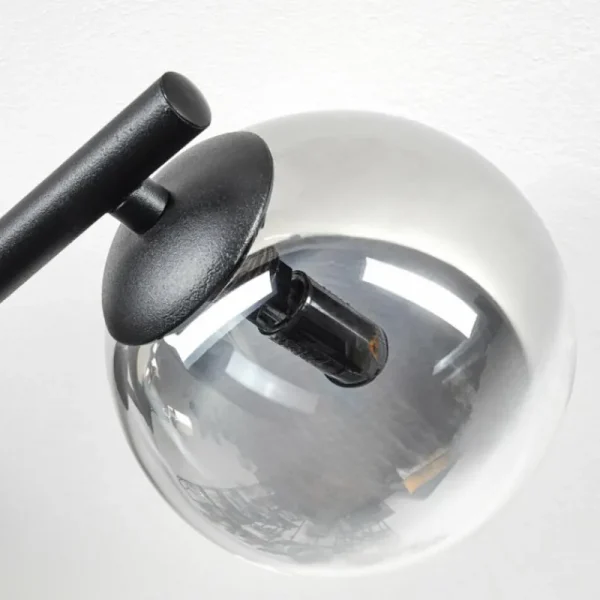 hofstein Chehalis Plafonnier, Boule lumineuse Clair, Fumé, 3 lumières* Lampes Modernes