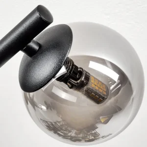 hofstein Chehalis Plafonnier, Boule lumineuse Ambre, Fumé, 3 lumières* Lampes Modernes