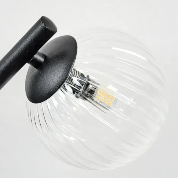 hofstein Chehalis Plafonnier, Boule lumineuse Clair, 3 lumières* Lampes Modernes