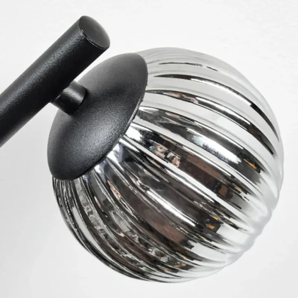 hofstein Chehalis Plafonnier, Boule lumineuse Fumé, 3 lumières* Lampes Modernes