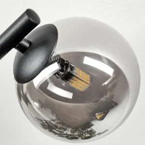 hofstein Chehalis Plafonnier, Boule lumineuse Fumé, 3 lumières* Lampes Modernes