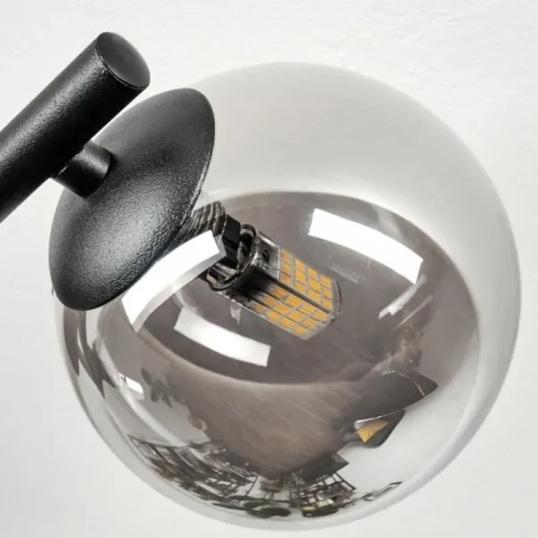 hofstein Chehalis Plafonnier, Boule lumineuse Fumé, 3 lumières* Lampes Modernes